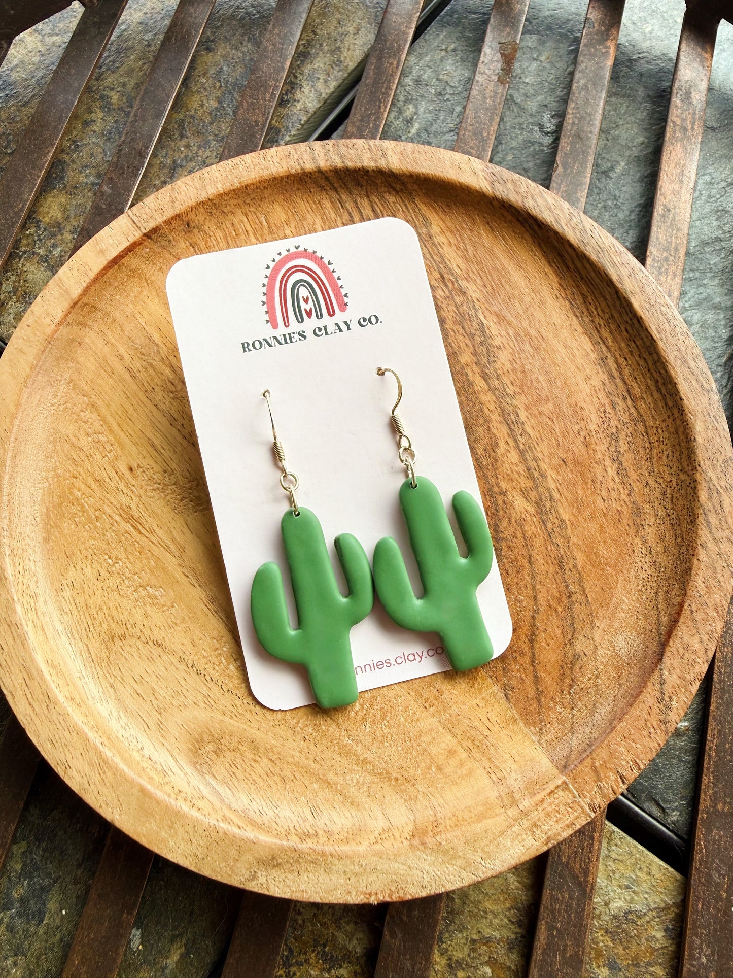 Cactus Dangle Earrings