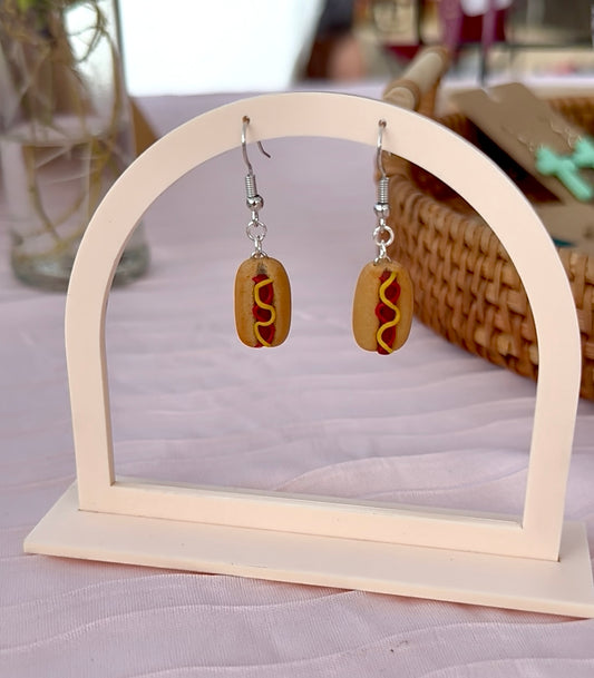 Hot Dog Earrings